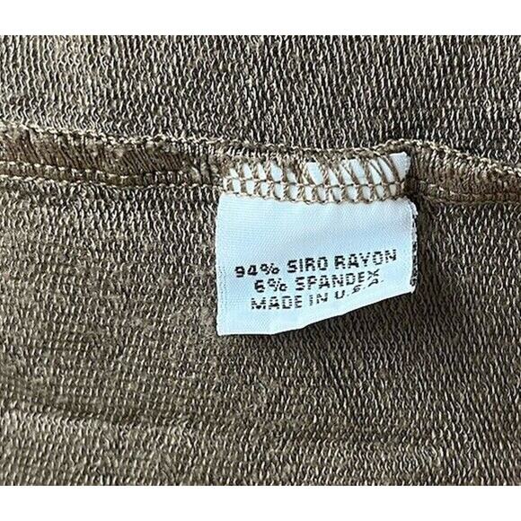 Bryn Walker Brown Long Duster Cardigan Open Front Sweater Short Sleeve Size XS - Picture 7 of 7